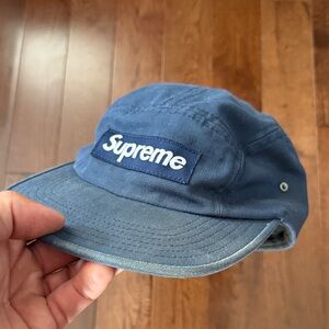 Supreme Dark Blue Adjustable Cap